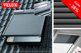 VELUX rolluik met zonne Nu actie prijs