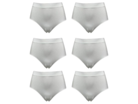 Damen Taille Slips 6 Pack M/L