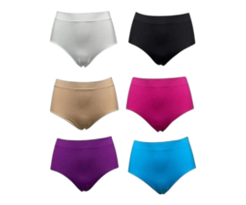 Damen Microfaser Slips – Nahtlos & Bequem (6er Pack, Größen M-L)