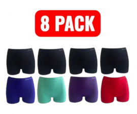 Sweet Angel Damen Boxershorts Hohe Taille – 8er Pack XL/XXL – Nahtloser Komfort für jeden Tag