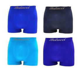 Microfiber Boxershorts Belucci clasic Blue XL/XXL 4 Pack €13,95