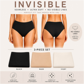 3-PACK SEAMLESS DAMES SLIPS
