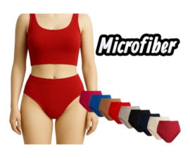 Damen Microfaser Slips – Nahtlos & Bequem (9er Pack, Größen M–3XL)