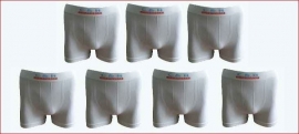 Microfiber Boxershorts Clasic white nu 5 voor €10,-