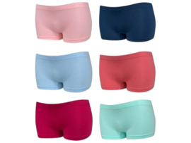 Mikrofaser Damen Boxer Shorts  6 pack S/M