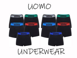 Microfiber Boxershort Uomo Color band 4 voor €10,-