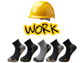 WORK ARBEITS   SOCKEN KURZ  5  PACK