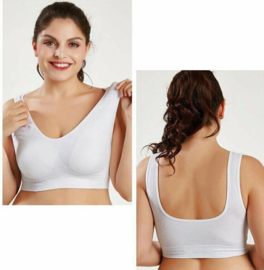 Comfort bra with removable pads 3 pair