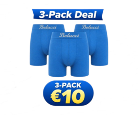 Belucci Microfiber Boxershorts – 3-Pack – Comfort & Stretch