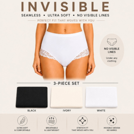 3-PACK SEAMLESS DAMES SLIPS