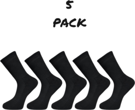 Sport Sokken-Hardloop Sokken-Tennis Sokken-Wandel Sokken Zwart 5 Pack