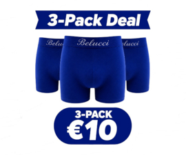 Belucci Microfiber Boxershorts – 3-Pack – Comfort & Stretch