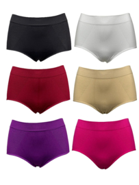 Hoge Taille Correctie Slip 6 PACK M/L