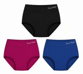 Sweet Angel Dames Taille Slips – Naadloos Microfiber – 3-Pack