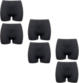 Microfiber Boxer Shorts Woman 6 Pack Black XL/XXL