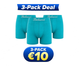 Belucci Microfiber Boxershorts – 3-Pack – Comfort & Stretch