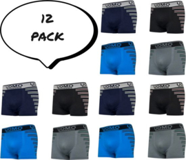 Microfiber Boxershorts Uomo Brand M/L 12 Pack