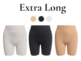 Dames microfiber Boxer shorts – licht, zacht & naadloos comfort Extra Lange Boxer Shorts 3 Pack L/XL