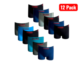 Kinder microfiber boxer short –licht, zacht & naadloos comfort  12 Pack Jongens 6-8