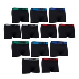 Microfiber Boxershorts Uomo Colour Band  M/L 12 Pack