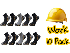 WORK ARBEITS  SOCKEN  KURZ 10  PACK