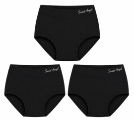 Sweet Angel Dames Taille Slips – Naadloos Microfiber – 3-Pack