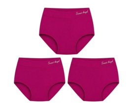 Sweet Angel Dames Taille Slips – Naadloos Microfiber – 3-Pack