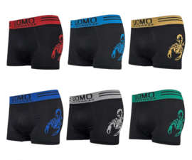 Heren Microfiber Boxer Shorts Uomo Scorpion– licht, zacht & naadloos comfort 6 Pack M tm XXL