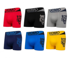 Heren Microfiber Boxer Shorts  Uomo Tiger– licht, zacht & naadloos comfort 6 Pack M  tm XXL