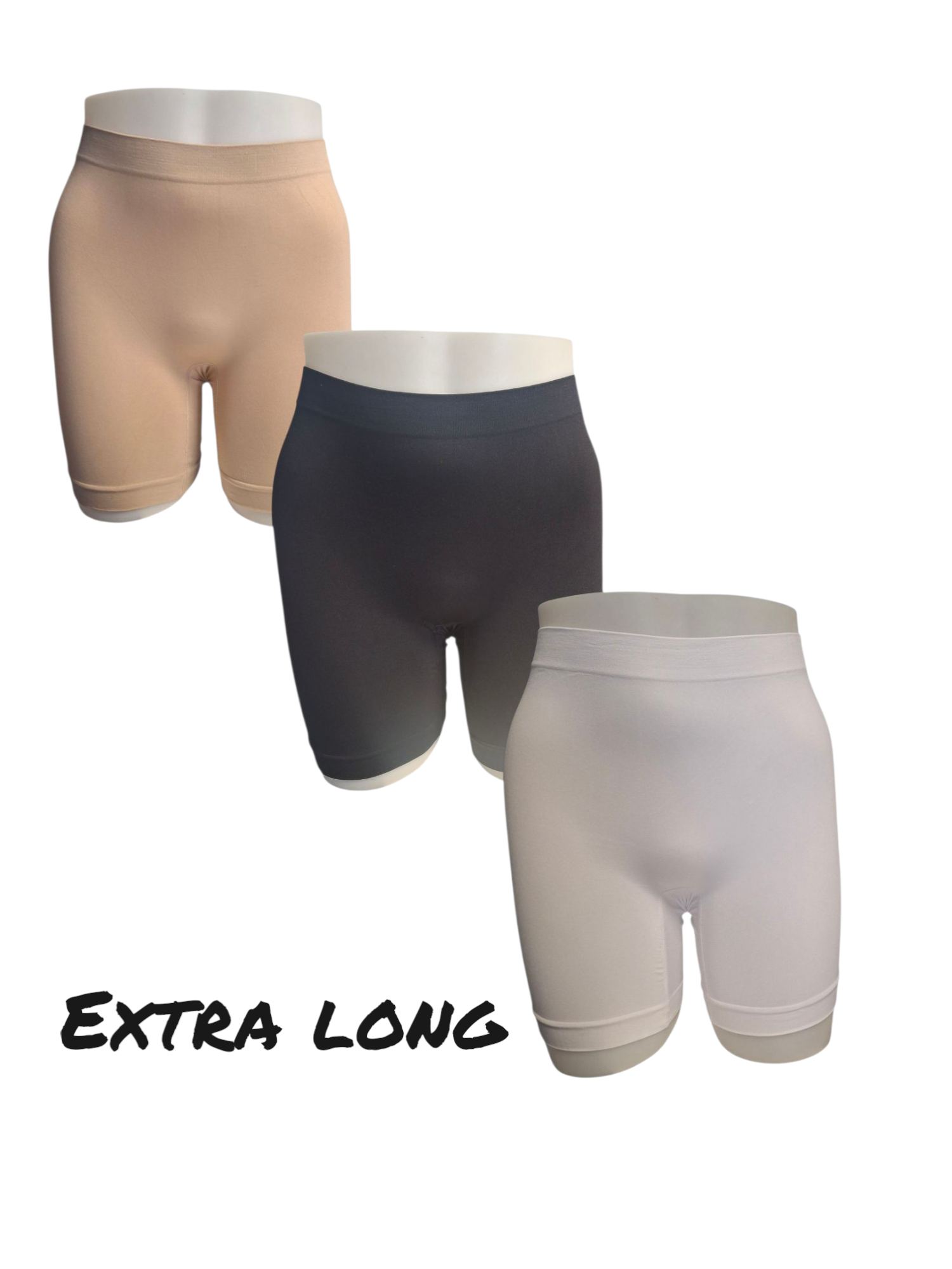 Microfiber Dames Boxer Shorts 3 pack S/M extra lange pijpjes