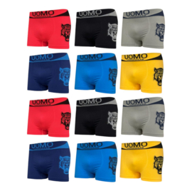 Microfiber Boxershorts Uomo Tiger  M/L 12 Pack