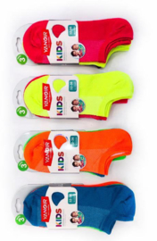 Kinder sokken colour 6 stuks  € 3,95