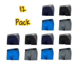 Heren Microfiber Boxer Shorts  Uomo Flex– licht, zacht & naadloos comfort 12 Pack M tm XXL