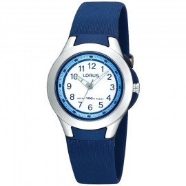 Lorus Kinderhorloge Wijzerplaatverlichting 100m Blauw