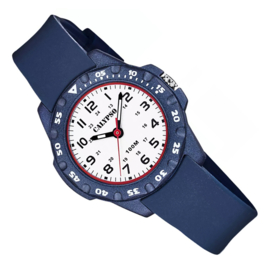 Calypso Kinderhorloge met Draaibare Bezel 10ATM 30mm Blauw