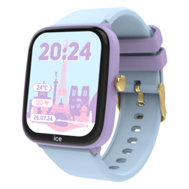 Ice-Watch Ice Smart Junior 2.0 Purple Soft Blue Analoog Digitaal Kinder Smartwatch 35,7mm