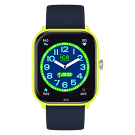 Ice-Watch Ice Smart Junior 2.0 Yellow Blue Analoog Digitaal Kinder Smartwatch 35,7mm