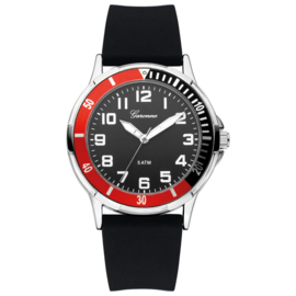 Garonne Seamaster Kinderhorloge Rood-Zwart 5ATM