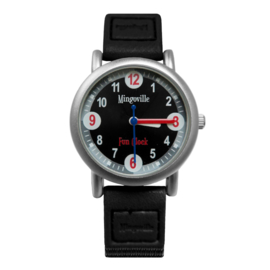 Mingoville Funclock Kinderhorloge - Zwart - 28mm