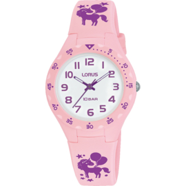 Lorus Kinderhorloge 100m Pony Roze