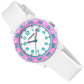 Calypso Kinderhorloge met Draaibare Bezel 10ATM 32mm Wit