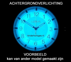 Lorus Kinderhorloge Wijzerplaatverlichting 100m Blauw