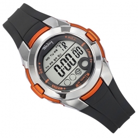 Tekday Digitaal Sporthorloge Stopwatch Alarm 100m Oranje