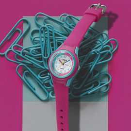 Lorus Time Teacher Meisjeshorloge 10ATM 29mm Fuchsia