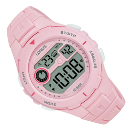 Lorus Digitaal Horloge Alarm Chronograaf 10ATM 36mm Rose