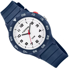 Calypso Kinderhorloge Wijzerplaatverlichting 10ATM 36mm Blauw