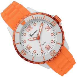 Garonne Sportief Kinderhorloge Oranje Wit 36mm