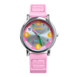 Mingoville Funclock Kinderhorloge - Roze - 28mm