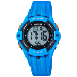 Calypso Kinderhorloge Alarm-Chrono 10 ATM 37mm Blauw