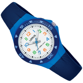 Lorus Wijzerplaatverlichting Kinderhorloge 10ATM 31mm Blauw